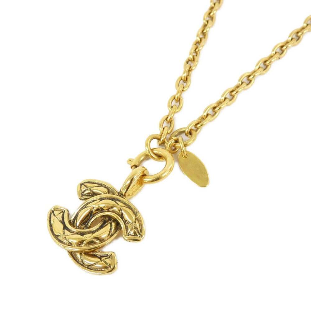 Chanel Pendant Necklace Gold #313805C11B